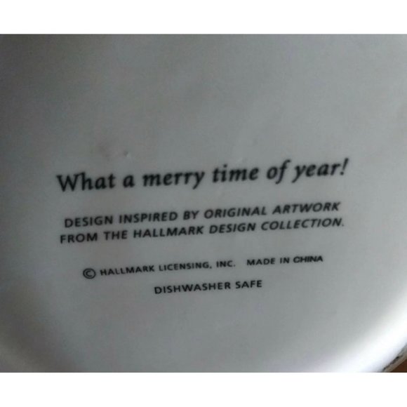 Hallmark Merry Time of Year Canister/Cookie Jar  Winter Snowman 8” X 4.75” - Picture 8 of 9